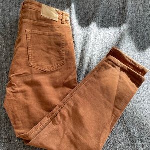 Brown Corduroy Pants Pull&Bear